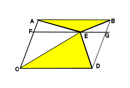 平行四辺形と三角形 1