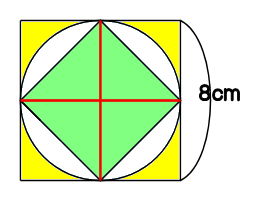 円の中の正方形 基礎